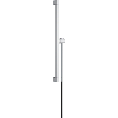 Hansgrohe Unica Glijstang E Puro - 65 cm - met easy slide schuifstuk en isiflex - doucheslang - 160 cm - chroom