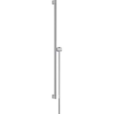 Hansgrohe Unica Glijstang S Puro - 90 cm - met easy slide schuifstuk en isiflex - doucheslang - 160 cm - hoogglans chroom