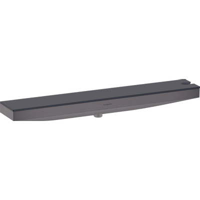 Hansgrohe RainFinity Muuraansluiting porter - 500 met douchehouder - planchet R - geborsteld zwart chroom