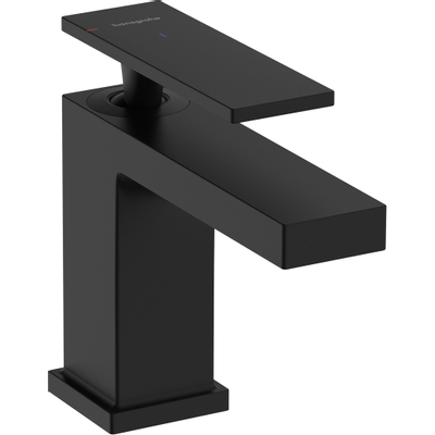 Hansgrohe Tecturis E Mitigeur lavabo - sans bonde - coolstart - sans vidage - bec 12.2 cm - noir mat
