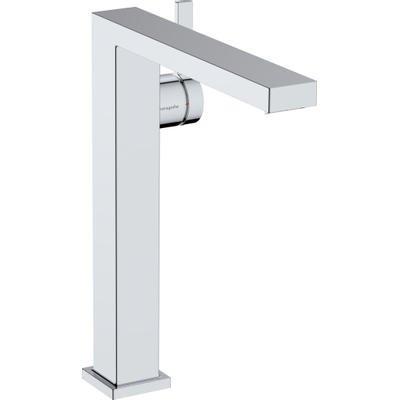 Hansgrohe Tecturis E Eengreeps wastafelkraan - 240 Fine - coolstart - voor waskommen - zonder afvoerplug - hoogglans chroom