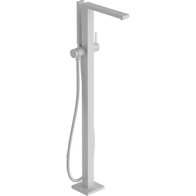 Hansgrohe Tecturis E Eengreeps badmengkraan vloermontage - vrijstaand - mat wit