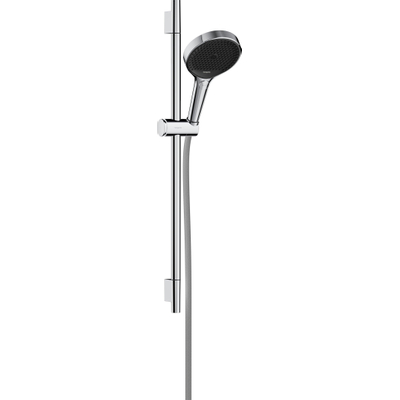 Hansgrohe RainFinity Doucheset - 130 - 3jet S Puro - 65cm pushsl Designflex - doucheslang - 160cm - hoogglans chroom