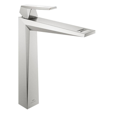 Grohe Allure brilliant private collection wastafelkraan XL-Size white att. supersteel