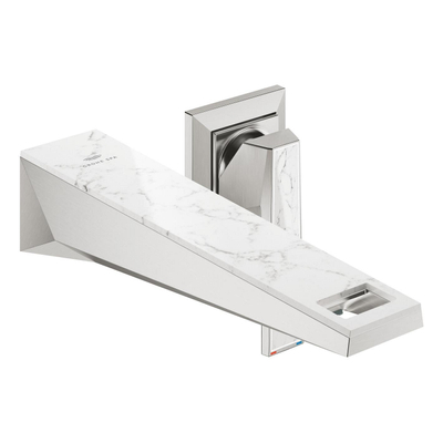 Grohe Allure brilliant private collection wandmengkraan 2-gats white supersteel