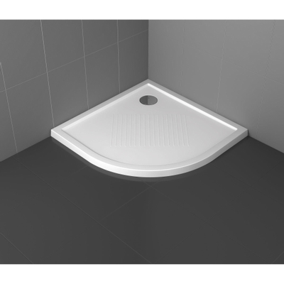 Novellini New Victory Douchebak 90x90x11.5cm 90cm Kwartrond 1antislip Kunststof Wit - beschadigd - OUTLET UDEN