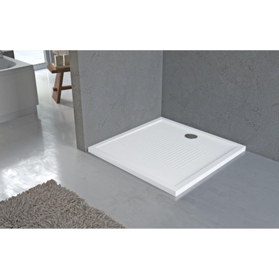 Novellini Olympic New receveur de douche acrylique carré 90x90x4.5cm blanc