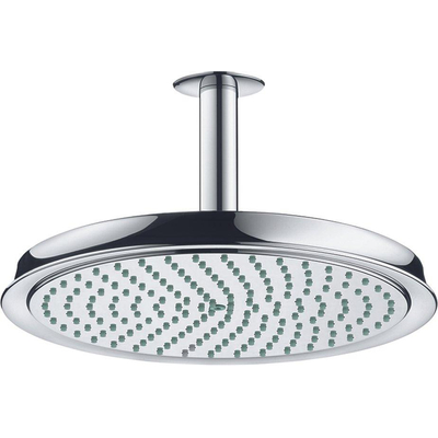Hansgrohe Raindance Classic Air pomme de douche 27cm incluant raccord plafond chrome