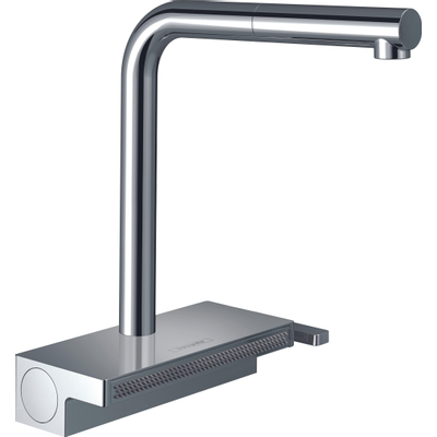 Hansgrohe Aquno Select M81 - 1 greeps keukenkraan - 250 uitrekb. uitloop - 2jet - sbox - hoogglans chroom