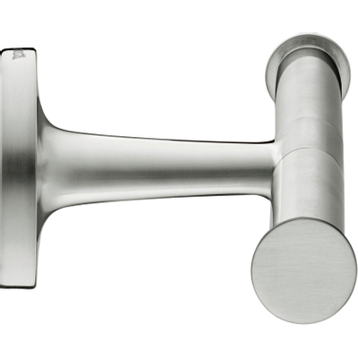 Duravit Starck T Toiletrolhouder - dubbel - zonder klep - geborsteld RVS