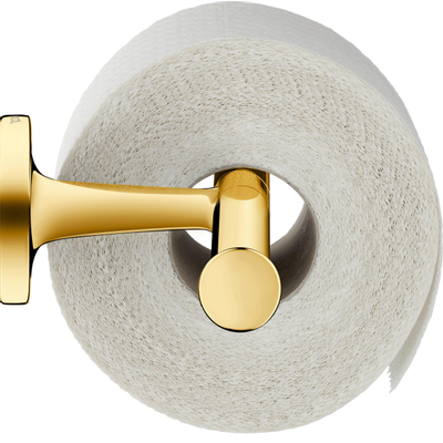 Duravit Starck T Toiletrolhouder - dubbel - zonder klep - gepolijst goud (rvs)