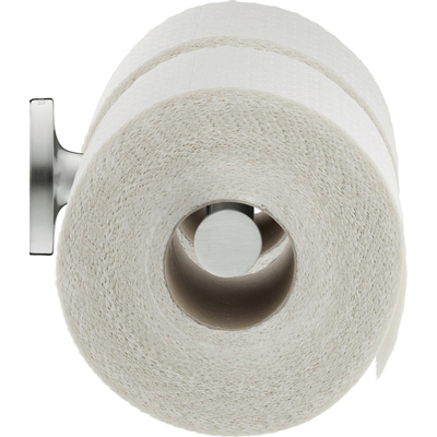 Duravit Starck T Toiletrolhouder - dubbel - zonder klep - geborsteld RVS