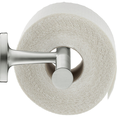 Duravit Starck T Toiletrolhouder - dubbel - zonder klep - geborsteld RVS