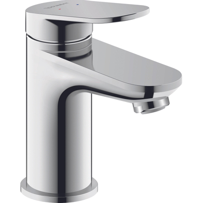 Duravit Wave Wastafelmengkraan - s-size - eengreeps - zonder waste - voorsprong 9.5cm - hoogglans chroom