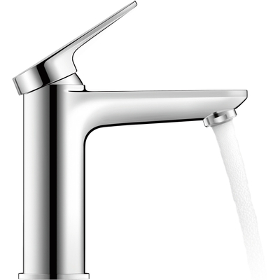 Duravit Wave wastafelkraan - m-size - opbouw - 1-gats - eengreeps - zonder waste - chroom