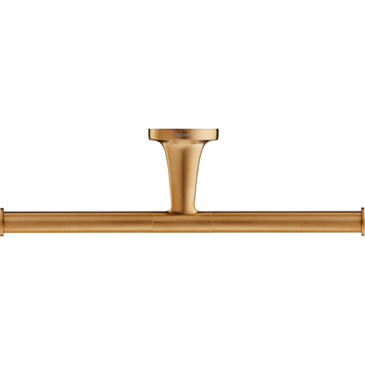 Duravit Starck T Toiletrolhouder - dubbel - zonder klep - geborsteld brons