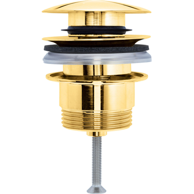 Duravit Universeel Wastafelplug pop-up - gepolijst goud