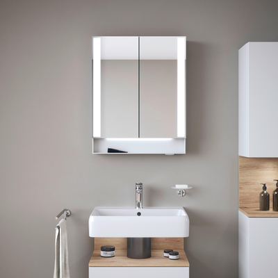 Duravit Wave wastafelkraan - m-size - opbouw - 1-gats - eengreeps - zonder waste - chroom
