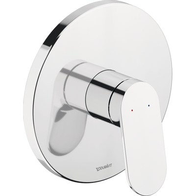 Duravit Wave Douchemengkraan - inbouw - eengreeps - hoogglans chroom