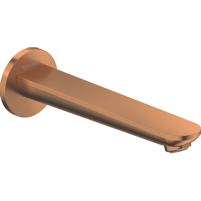 Duravit Wave Mitigeur baignoire - encastrable - projection 22.2cm - Bronze brossé