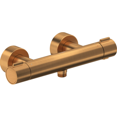 Duravit Thermostatarmaturen Robinet de douche - thermostatique - sans raccords d'inverseur - entraxe=15cm - bronze brossé