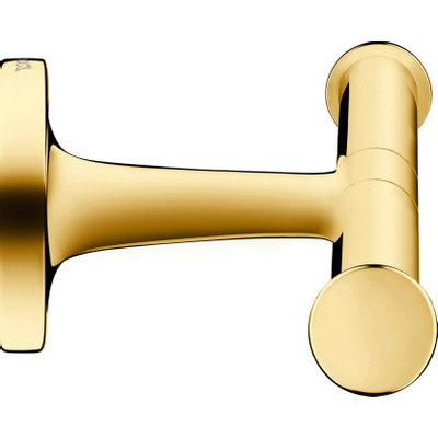 Duravit Starck T Toiletrolhouder - dubbel - zonder klep - gepolijst goud (rvs)
