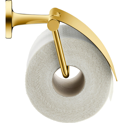 Duravit Starck T Toiletrolhouder - met klep - goud gepolijst