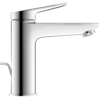 Duravit Wave wastafelkraan - m-size - opbouw - 1-gats - eengreeps - met trekwaste - chroom