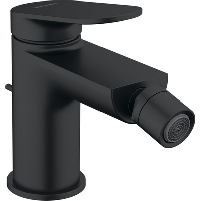 Duravit Wave Bidetmengkraan - eengreeps - voorsprong 12.8cm - mat zwart