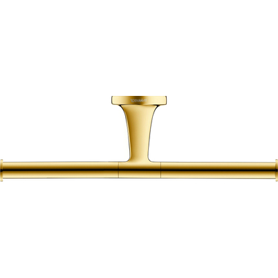 Duravit Starck T Toiletrolhouder - dubbel - zonder klep - gepolijst goud (rvs)