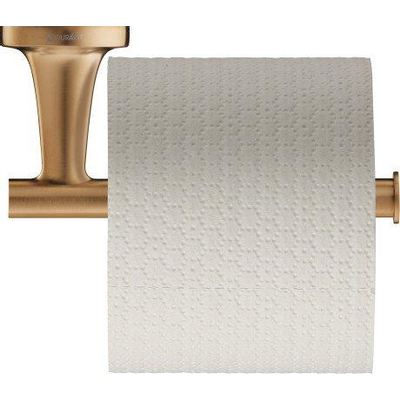 Duravit Starck T Toiletrolhouder - zonder klep - geborsteld brons