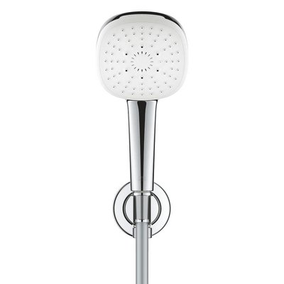 Grohe Tempesta 110 Cube Handdoucheset - diameter 11cm - 3 straalsoorten - met wandaansluitbocht - 150cm - chroom