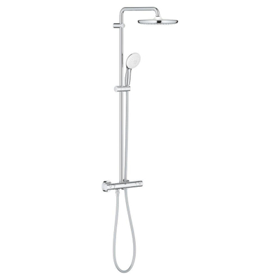 Grohe Tempesta System 250 opbouw regendoucheset – thermostatisch – Ø25 cm hoofddouche – handdouche – chroom