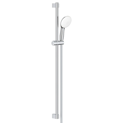 GROHE Tempesta 110 Ensemble barre de douche - 90cm - douchette ronde - 2 jets - flexible de douche lisse - chrome