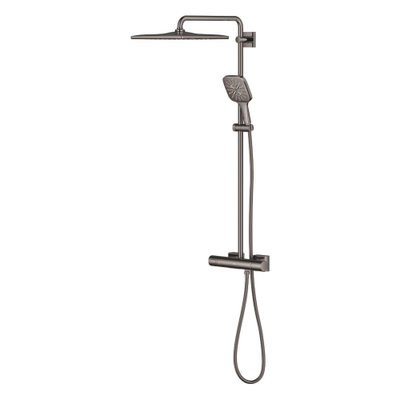 Grohe Rainshower smartactive 310 cube Douche pluie - Mono - carré - 9.5l/min - Hard graphite