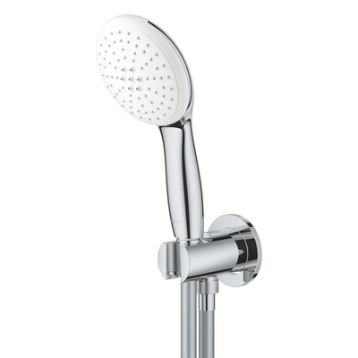 Grohe Tempesta 110 Handdoucheset - diameter 11cm - 3 straalsoorten - 7.4l/min - met rozet - 150cm - chroom