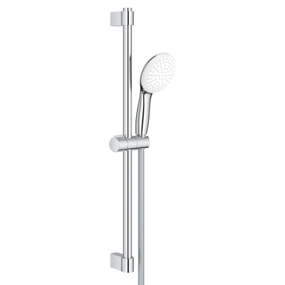 Grohe Tempesta 110 Glijstangset - 60cm - ronde handdouche - 1 straalsoort - gladde doucheslang - chroom