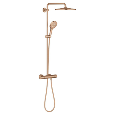 Grohe Rainshower SmartActive 310 Douchesysteem - mono - rond - 9,5 l/min - brushed warm sunset (koper)