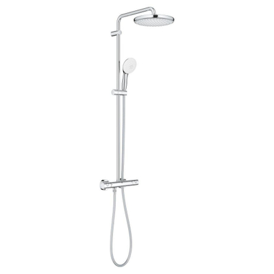 Grohe Tempesta System 250 opbouw regendoucheset – thermostatisch – Ø25 cm hoofddouche – handdouche – chroom