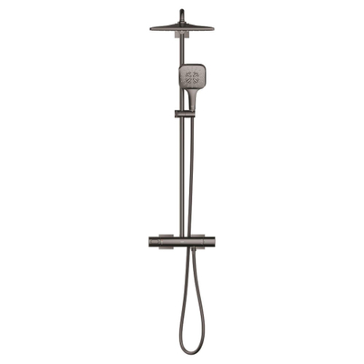 Grohe Rainshower smartactive 310 cube Douche pluie - Mono - carré - 9.5l/min - Hard graphite