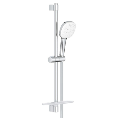 Grohe Tempesta 110 Cube Ensemble de douche - 60cm - 3 jets - 7.4l/min - avec porte savon - Chrome