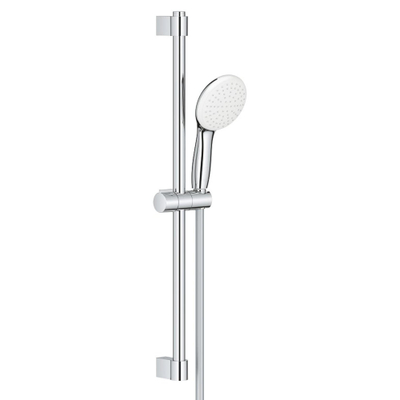 Grohe Tempesta 110 Glijstangset - 60cm - ronde handdouche - 1 straalsoort - gladde doucheslang - chroom