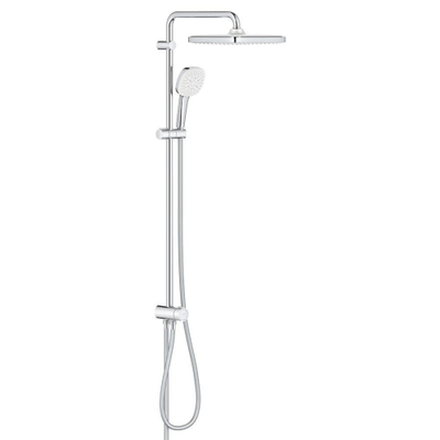 Grohe Tempesta 250 Cube opbouw regendoucheset – zonder kraan – 25x25 cm hoofddouche – vierkante handdouche – chroom
