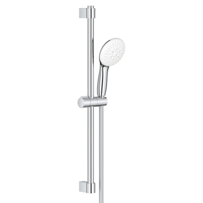 GROHE Tempesta 110 Ensemble barre de douche - 60cm - douchette ronde - 3 types de jet - flexible de douche lisse - chromé