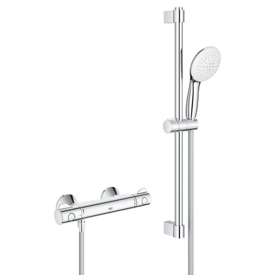 Grohe Grohtherm 800 Comfortset - 150mm - met koppelingen - 60cm - chroom