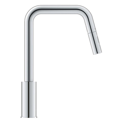 Grohe Eurosmart Robinet de cuisine - 22.1cm - douchette extractible - 2 jets - Chrome