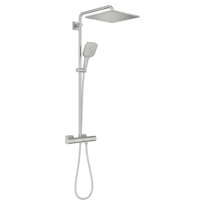 Grohe Rainshower smartactive 310 cube Douche pluie - Mono - carré - 9.5l/min - Supersteel