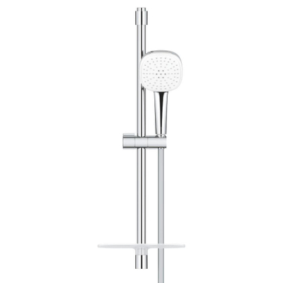 Grohe Tempesta 110 Cube Ensemble de douche - 60cm - 2 jets - 7.4l/min- avec porte savon - Chrome