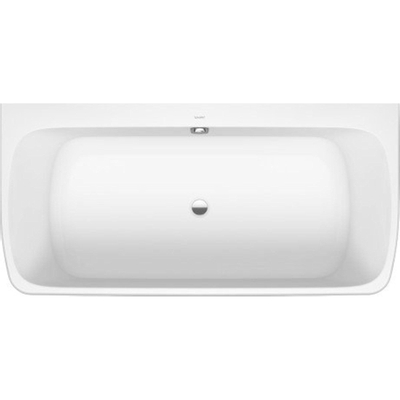 Duravit Qatego baignoire dos au mur 180x80 cm, blanc mat