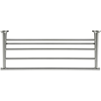 Duravit Starck T Handdoekhouder - 4 rijen - 61cm - geborsteld RVS